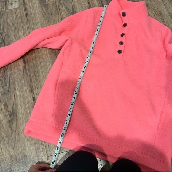 J. Crew Sherpa fleece button-front tunic pullover sweatshirt - Picture 9 of 13